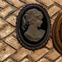 Two Vintage Cameo Brooches