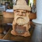 Kevin Wolff 1981 Hand Carved Wood Grandpa Country Man