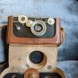 Vintage Argus Cintar 50mm lense Camera In Leather Casing