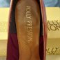 Vintage 1982 Polly Preston Bon Jour  Shoes Red Wine Color Size 7.5M