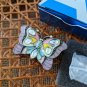 Vintage 2007 Avon Stud Earrings In Butterfly Box