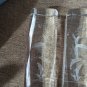 2 Crystals Laser Etched Hologram Musical Note Dancing Dolphins Paperweights