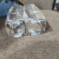 2 Crystals Laser Etched Hologram Musical Note Dancing Dolphins Paperweights