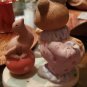 Homco Circus Bear Clown Figurine w Seal on Ball made in Taiwan