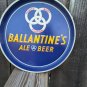 Vintage Mid Century Ballantine's Ale And Beer Serving Metal Tray 12â Blue