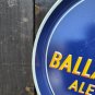 Vintage Mid Century Ballantine's Ale And Beer Serving Metal Tray 12â Blue