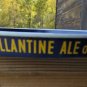 Vintage Mid Century Ballantine's Ale And Beer Serving Metal Tray 12â Blue
