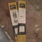 Vintage Talon Zipper Lot Of 2 22” Nylon & Metal Coils white and smoke gray