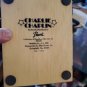 Hamilton Gift Ltd Charlie Chaplin Wooden Box P3779 Vintage 1990