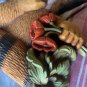 Red Panda with Roses Wall Decoration Hard Plastic
