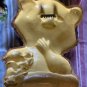 Red Panda with Roses Wall Decoration Hard Plastic