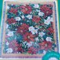 Mohawk Home Holiday Throw Christmas Bouquet New 50" by 60" Trim A Home USA