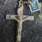 Vintage Silver Tone Rosario Necklace Made In Japan