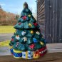 Christmas Tree Cookie Jar New in Box 12" Tall 8" at Base