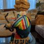 Vintage Mr Bob Playing saxophone Battery Operated Clown