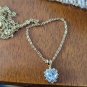 14k ge lind CZ heartshape pendant
