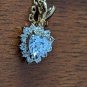 14k ge lind CZ heartshape pendant
