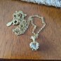 14k ge lind CZ heartshape pendant