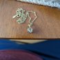 14k ge lind CZ heartshape pendant