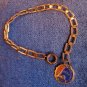 Vintage 1939 Worlds Fair New York Ladies 7" Gold Tone Bracelet