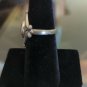 Sterling Stamped Ring Size 7 With Red Center Stone