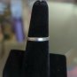 Sterling Stamped Ring Size 7 With Red Center Stone