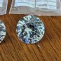 Matched Pair Of Round Lab White Diamonds 41 cts and 42 cts