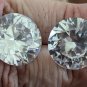 Matched Pair Of Round Lab White Diamonds 41 cts and 42 cts