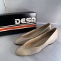 Desa White Leather Womens Heels 9w