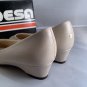 Desa White Leather Womens Heels 9w