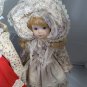 vintage porcelain victorian dolls pair of two