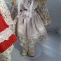 vintage porcelain victorian dolls pair of two