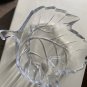 Decorative Art heavy Glass  Leaf Bowl