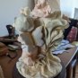 The Mirella Collection Angels Boy And Girl Surrounded By Flowers 10" Planter On