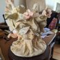 The Mirella Collection Angels Boy And Girl Surrounded By Flowers 10" Planter On