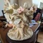 The Mirella Collection Angels Boy And Girl Surrounded By Flowers 10" Planter On