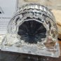 Shannon Crystal Glass Small Mantel Clock