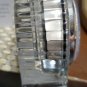 Shannon Crystal Glass Small Mantel Clock