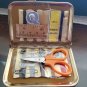 Vintage Emergency Sawing Kit Coin Purse metal clasp