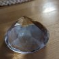 Four Diamond Shaped Glass Crystals Paperweights