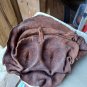 Vintage Haitian African Crafted Leather Two Face Masks Wall Hanging Art&Acirc;&nbsp;