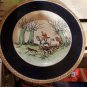 Crown Ducal Plate Vintage Hunting Scene
