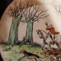 Crown Ducal Plate Vintage Hunting Scene
