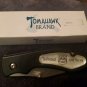 Tomahawk XL0769 Stainless Steel Pocket Knife "To Protect And Serve" handle