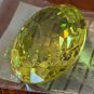Lab Created Peridot Gem Green Oval Shaped Faceted 171 Cts loose gem