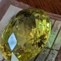 Lab Created Peridot Gem Green Oval Shaped Faceted 171 Cts loose gem