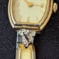 vintage Caravelle Bulova quartz watch Japan 46lo6 Ladies Gold color