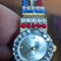 O'one Quartz Red White And Blue Ladies Watch