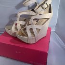 Shoedazzle Shanni Taupe Womens Heels size 6.5