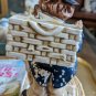 Antique Hobo Figurine Match  Holder Happy Tramp Vintage Folk Art Bum